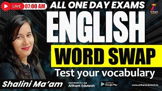 English  Word Swap  Shalini Soni Maam  Arihant Edutech [upl. by Tisbe]