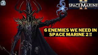 6 ENEMIES WE NEED IN SPACE MARINE 2 Lets talk warhammer40kspacemarine2 warhammer40k [upl. by Bili]