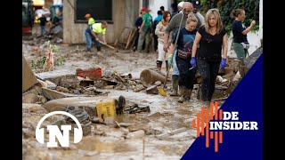 Vlamingen in Malaga getuigen quotOp een half uur steeg het water bijna 4 meter Levensgevaarlijkquot [upl. by Pharaoh679]