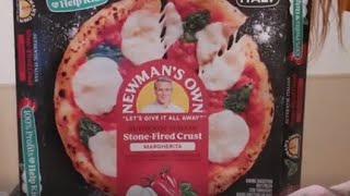 Newmans Own Margherita Stone Fired Crust Pizza [upl. by Nnyleahs]