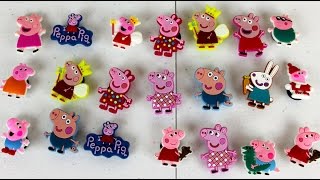 Juguetes de Peppa Pig Coleccion de Charms de la Cerdita PeppaMundo de Juguetes [upl. by Kakalina905]