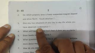 6th Class SCIENCE SA1  QUESTION PAPER  EK BAAR DEKHLENA JAANE SE PAHLE [upl. by Feliks364]