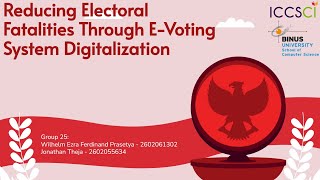 Reducing Electoral Fatalities Through EVoting System Digitalization [upl. by Silber]