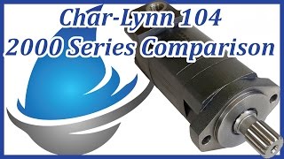 PHYSICAL COMPARISON OF CHARLYNN ®  EATON ® 104 2000 SERIES MOTOR TO FLUIDPOWERSHOP REPLACEMENT [upl. by Pejsach194]