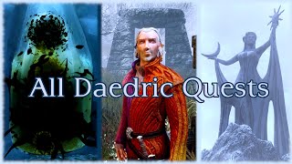 Skyrim Daedric Quests  Longplay All Daedric Questlines Walkthrough No Commentary 4k [upl. by Idden]