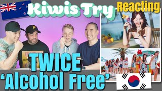 Kiwis Try Reacting to “Alcohol Free” by Twice [upl. by Hanikas]