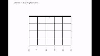 Hoe lees je gitaar akkoord diagrammen [upl. by Wheaton]