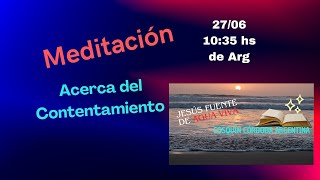 ✅Meditación acerca del contentamiento 👌 [upl. by Syxela725]