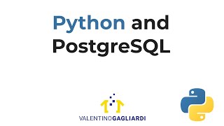 Connecting to a PostgreSQL database from Python with Psycopg2 [upl. by Enahsed]