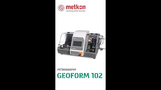 METKON GEOFORM 102 thinsection petrography mineralogy concretepetrography gemology mining [upl. by Craggie625]