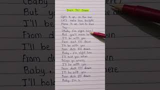 Dusk Till Dawn song music lyrics lyricvideo [upl. by Ahon]