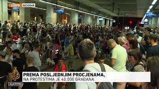 Najmasovniji ekološki protesti u Beogradu ikada blokirane željezničke stanice [upl. by Drapehs291]