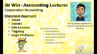 Lecture 13 Stock Dividends Corporation Accounting [upl. by Hilaria]