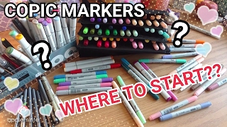 COPIC MARKERS  Where to start  TIPS FOR BEGINNERS [upl. by Kalle]