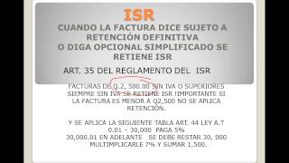 REPASO SEGUNDO BASICO IVA ISR GUATEMALA [upl. by Shaughnessy]