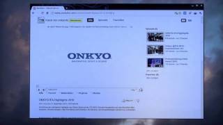 ONKYO AVR AV Home Cinema Receiver  PC Video Input [upl. by Stinson]