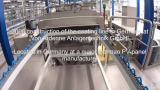 VON ARDENNE Wafer Metallizer WM 70 HC HIGH END COATING LINE [upl. by Hehre466]