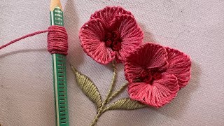 This beautiful embroidery is gorgeoushand embroidery designs embroidery designs  embroidery [upl. by Sokram]