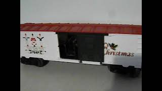 Lionel Merry Christmas Musical Sound BoxCar 36799 O Gauge [upl. by Kerby]