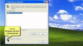 FreeAgent Go How to Safely Remove Hardware in Windows 7 Vista or XP [upl. by Irihs]