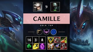 Camille Top vs Urgot Triple Kill Legendary  EUW Master Patch 1420 [upl. by Marco]