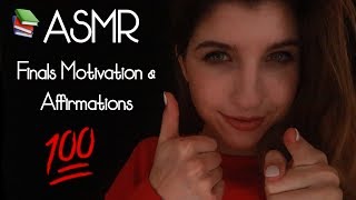 ASMR GETTING YOU THROUGH FINALS  Sincere Affirmations [upl. by Nikkie]