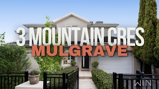 Property Video  3 Mountain Crescent Mulgrave with Vivienne Zhang [upl. by Bat507]