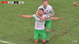 Karpaty Krosno  Orlęta Radzyń Podlaski 35  bramki [upl. by Eliak]