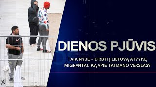 Taikinyje – dirbti į Lietuvą atvykę migrantai ką apie tai mano verslas  DIENOS PJŪVIS [upl. by Artus]