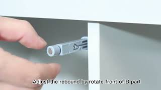 how to install rebound device push open door [upl. by Aciraa]