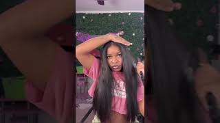 Trying a closure quick weave install with 2x6 lace closure [upl. by Saibot]