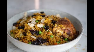 One Pot Assyrian Chicken Biryani [upl. by Enirtak]