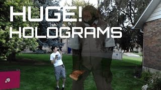 Breaking Reality How Big Can Holograms Get  HoloLens [upl. by Septima462]