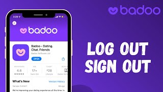 How to Log Out of Badoo App l Sign Out Badoo Dating App 2021 [upl. by Eldrid]