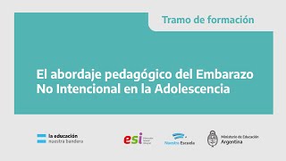 El abordaje pedagógico del Embarazo No Intencional en la Adolescencia 2022 4 de 4 [upl. by Zetneuq]