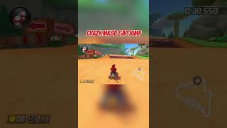 Crazy MK8D Mushroom Gorge gap jump mariokart8deluxe [upl. by Lillis498]