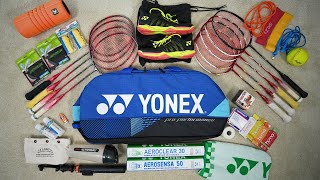 Whats In My Badminton Bag  2024 Edition [upl. by Avahc]