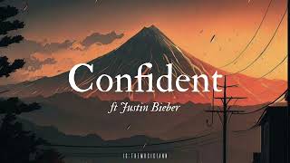 Confident Lyrics Justin Bieber confident justinbieber lyrics confidentsong englishsongs [upl. by Nosemyaj]