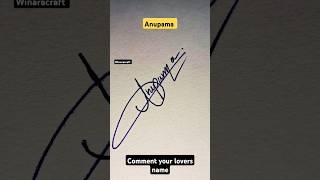 anupama anupamasign signature femalesignature [upl. by Sinylg]