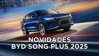 Novidades Byd Song Plus 2025  HÃ­brido Plugin com o dobro de bateria byd songplus phev suv [upl. by Lenard]