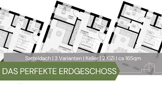 Der perfekte Grundriss 3 Beispiele für euer Erdgeschoss  Grundriss Show Ep 5 [upl. by Kamp]