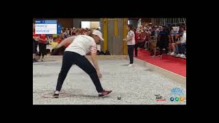 Petanque European Championship 2024 Women Double France vs Norway [upl. by Poore]