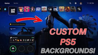 Changing Your Playstation 5 Theme With The New Update Welcome Hub [upl. by Xeno]