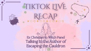 A Conversation with an Ex Christian Turned Witch  UPDATE Escaping the Cauldron by Kristine McGuire [upl. by Meece]