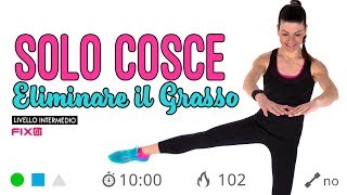 Snellire Le Cosce Esercizi Per Le Gambe Senza Salti [upl. by Eelah457]