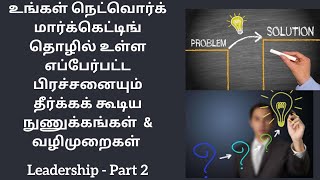 PROBLEM MANAGEMENT  LEADERSHIPPART 2 [upl. by Jania108]