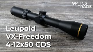 Leupold VXFreedom 412x50 CDS Rifle Scope Review  Optics Trade Review [upl. by Neirad]