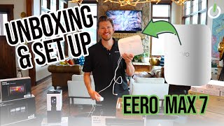 Eero Max 7 Unboxing amp First Time Setup Review [upl. by Akimat378]