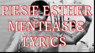 Piesie Esther  me ntease Lyrics [upl. by Louth]