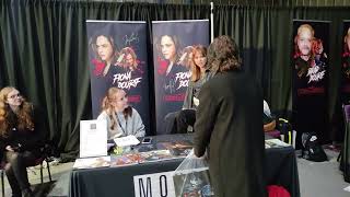 Fiona Dourif Chucky amp Brad Dourif Childs PlayChucky interact with their fans [upl. by Frodeen]